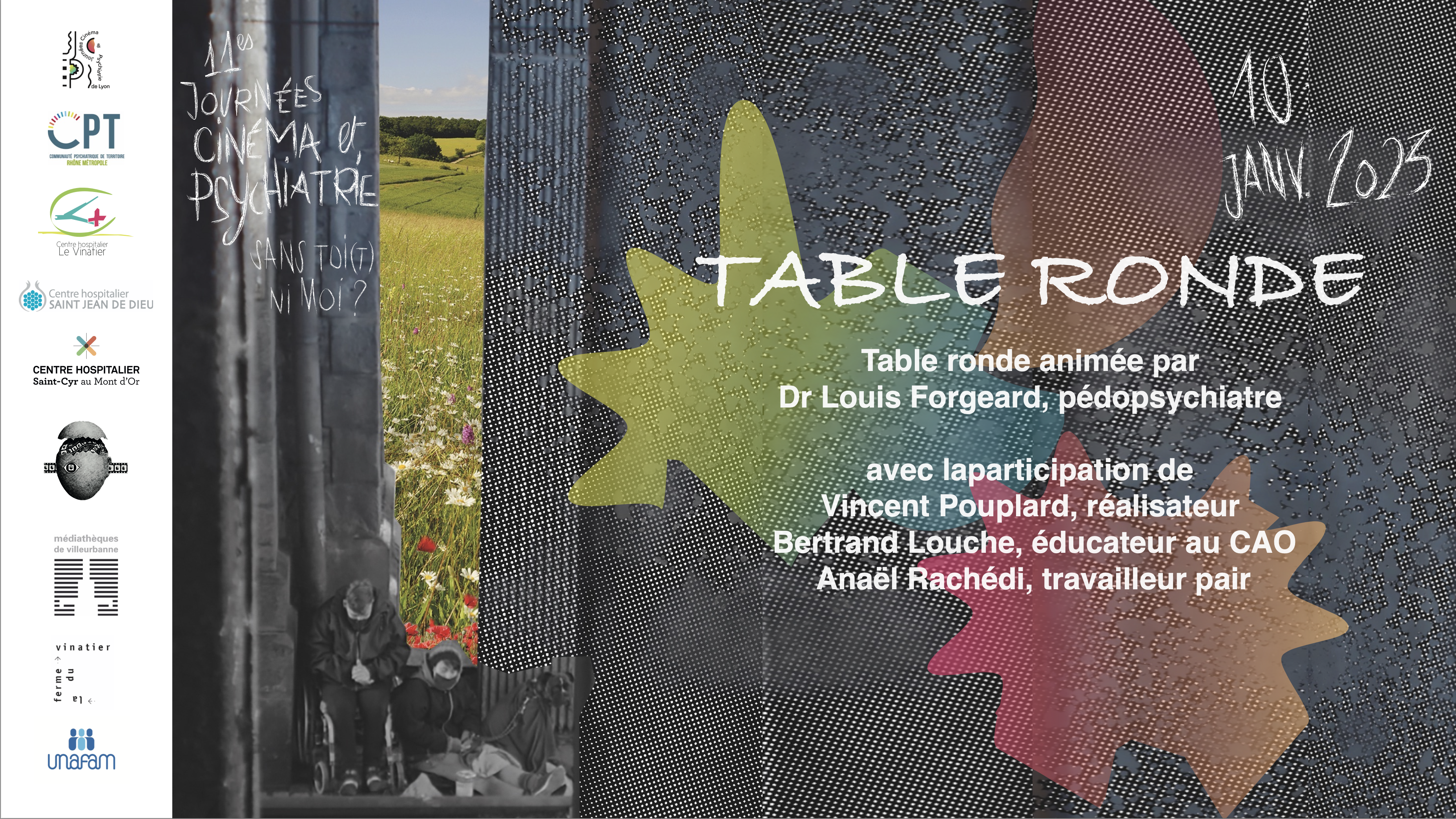Journées Cinéma et Psychiatrie 2023 - Table ronde n°2 animée par Louis Forgeard
